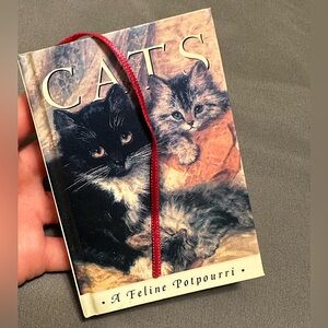 📚Vintage 1995 Cat Calendar Agenda Hardcover Illustrated Book